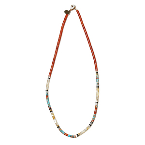 MIKIAi~LAj<br>R[ }U[Iup[ WFbg ^[RCY r[Y lbNX heishi beads necklace/coral m.o.p. 39431004205