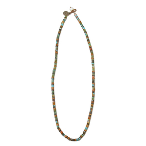 MIKIAi~LAj<br>^[RCY WXp[ r[Y lbNX heishi beads necklace/turquoise mix 39431005205