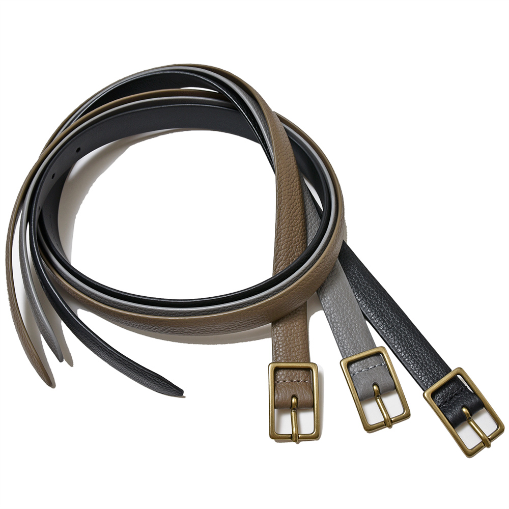 Anderson's(アンダーソンズ)<br>ring別注 カーフ シュリンクレザー ナローベルト 38141000035