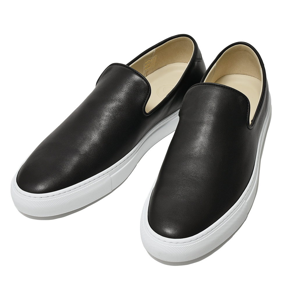 C.QP(シーキューピー)<br>JETTY ジェッティー カーフ スムースレザー スリッポン スニーカー 35241001082