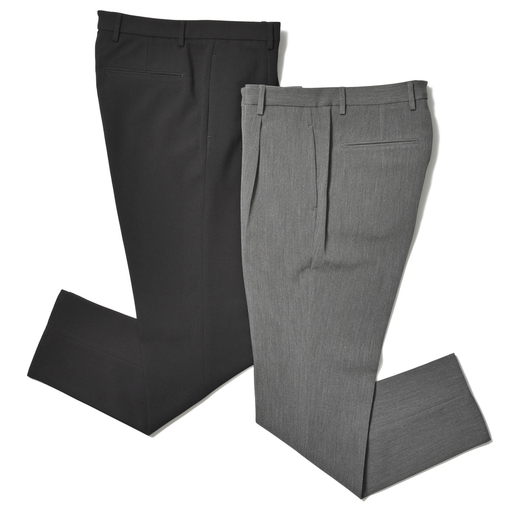 giab's ARCHIVIO(ジャブス アルキヴィオ)<br>SPACE-FIT DANTE ダンテ テクノクレープ ウォッシャブル 1プリーツ パンツ A5734 33042011117