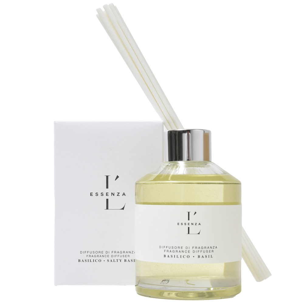 ESSENZA PULSANTE(エッセンツァ プルサンテ)<br>BASILICO/バジリコ(旧バジルアンドシーブリーズ)ディフューザー 250ml 39042007115