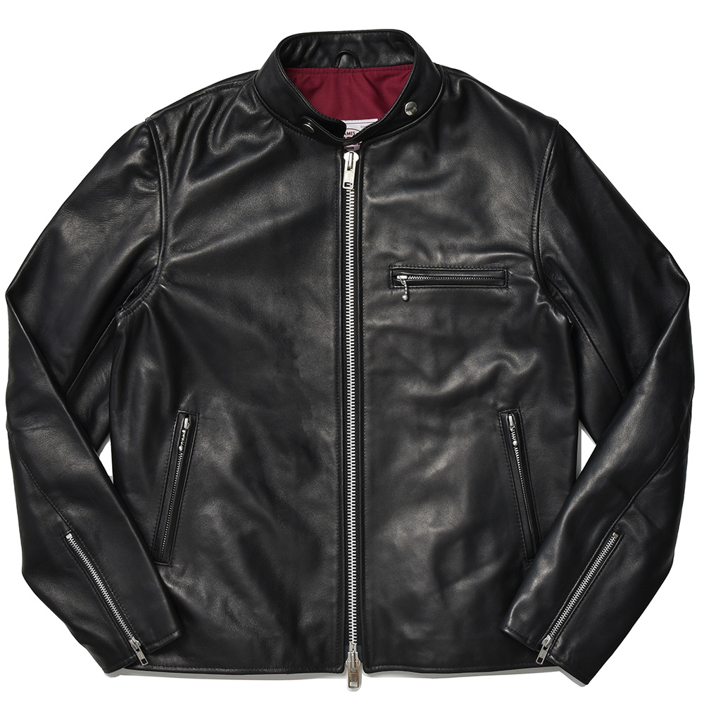 JAMES GROSE(ジェームス グロース)<br>NEW TROPHY JACKET シープスキン シングルライダースジャケット 34242000162
