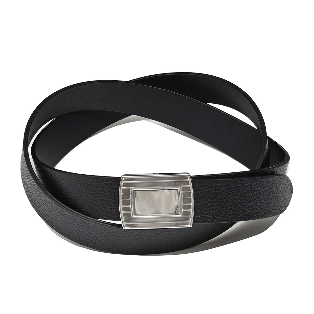 Anderson's(アンダーソンズ)<br>カーフ シュリンクレザー ナローガチャベルト 38151001035