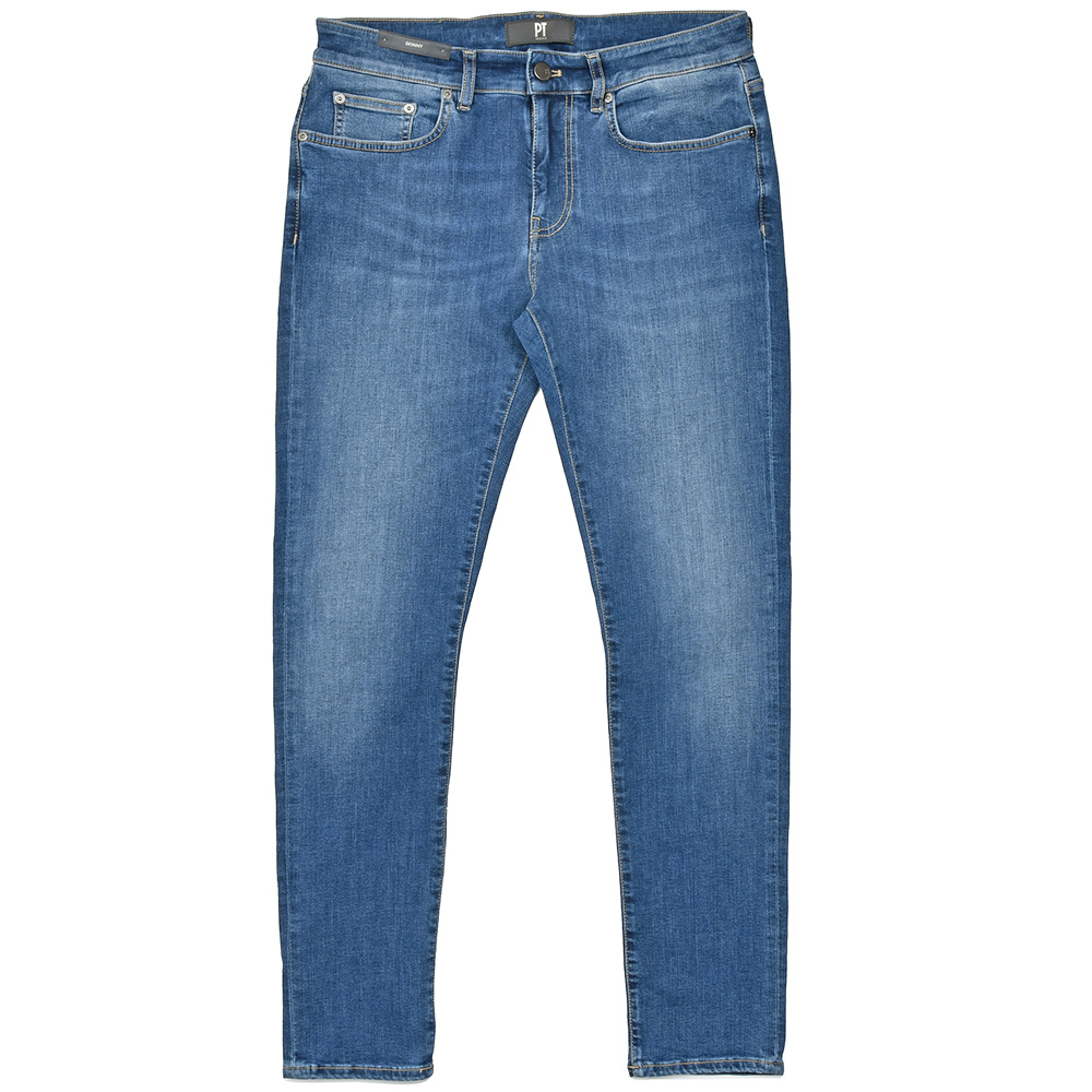 PT TORINO DENIM(ピーティートリノデニム)<br>コットンポリエステル ストレッチ ウォッシュド デニムパンツ ROCK/SKINNY FIT/OA3020 33051015081