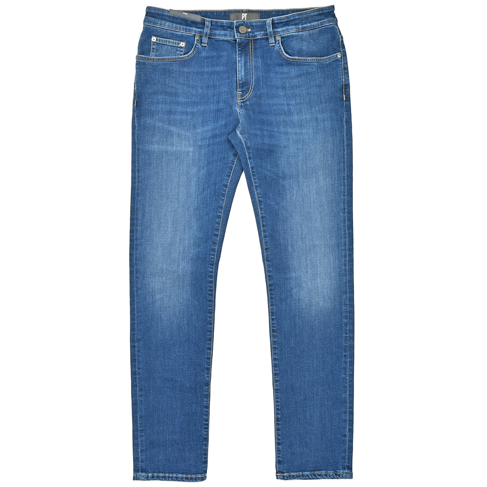 PT TORINO DENIM(ピーティートリノデニム)<br>コットンポリエステル ストレッチ ウォッシュド デニムパンツ SWING/SUPERSLIM FIT/OA3010 33051021081