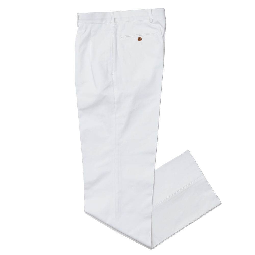 BERNARD ZINS(ベルナール ザンス)<br>H8 コットン ツイル 2インプリーツ ワイドパンツ 33051000082