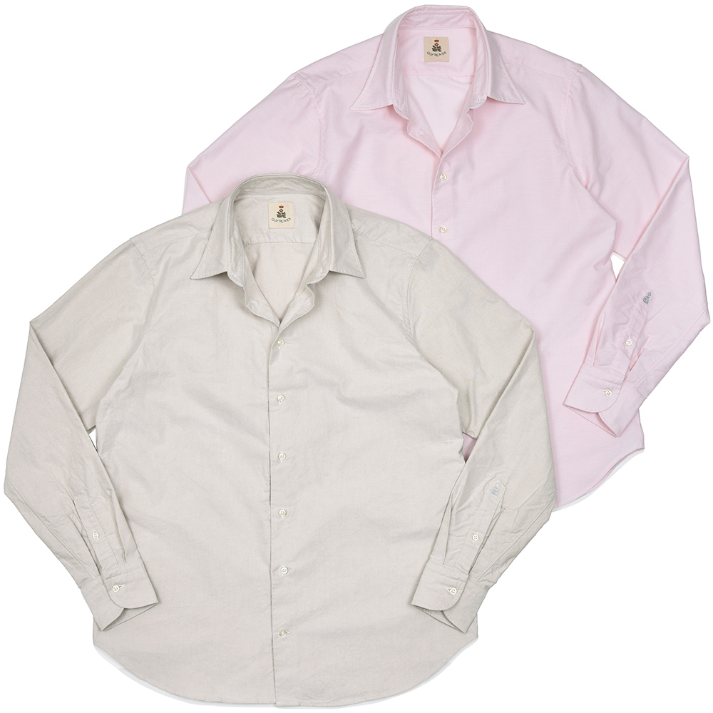 GUY ROVER(ギローバー)<br>コットン オックスフォード ワイドフィット レギュラーカラーシャツ 31051011027