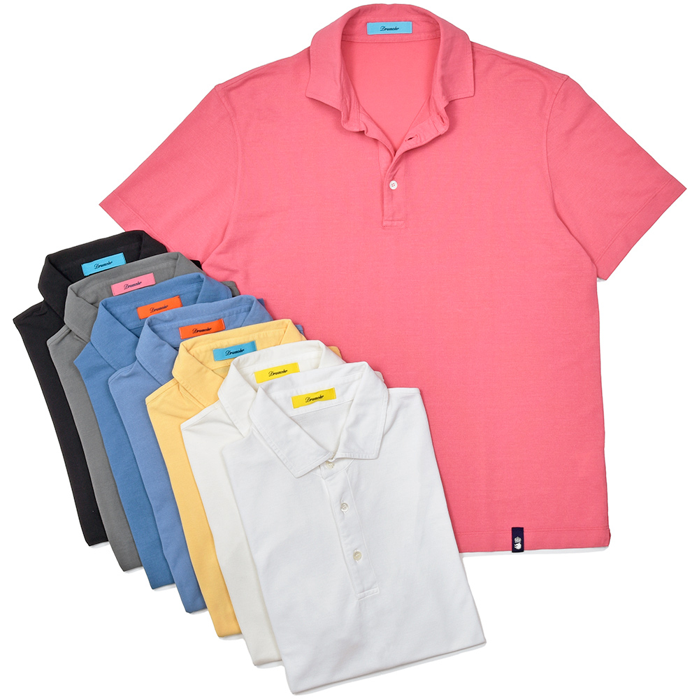 Drumohr(ドルモア)<br>ドライタッチコットン ポロシャツ 32151005027