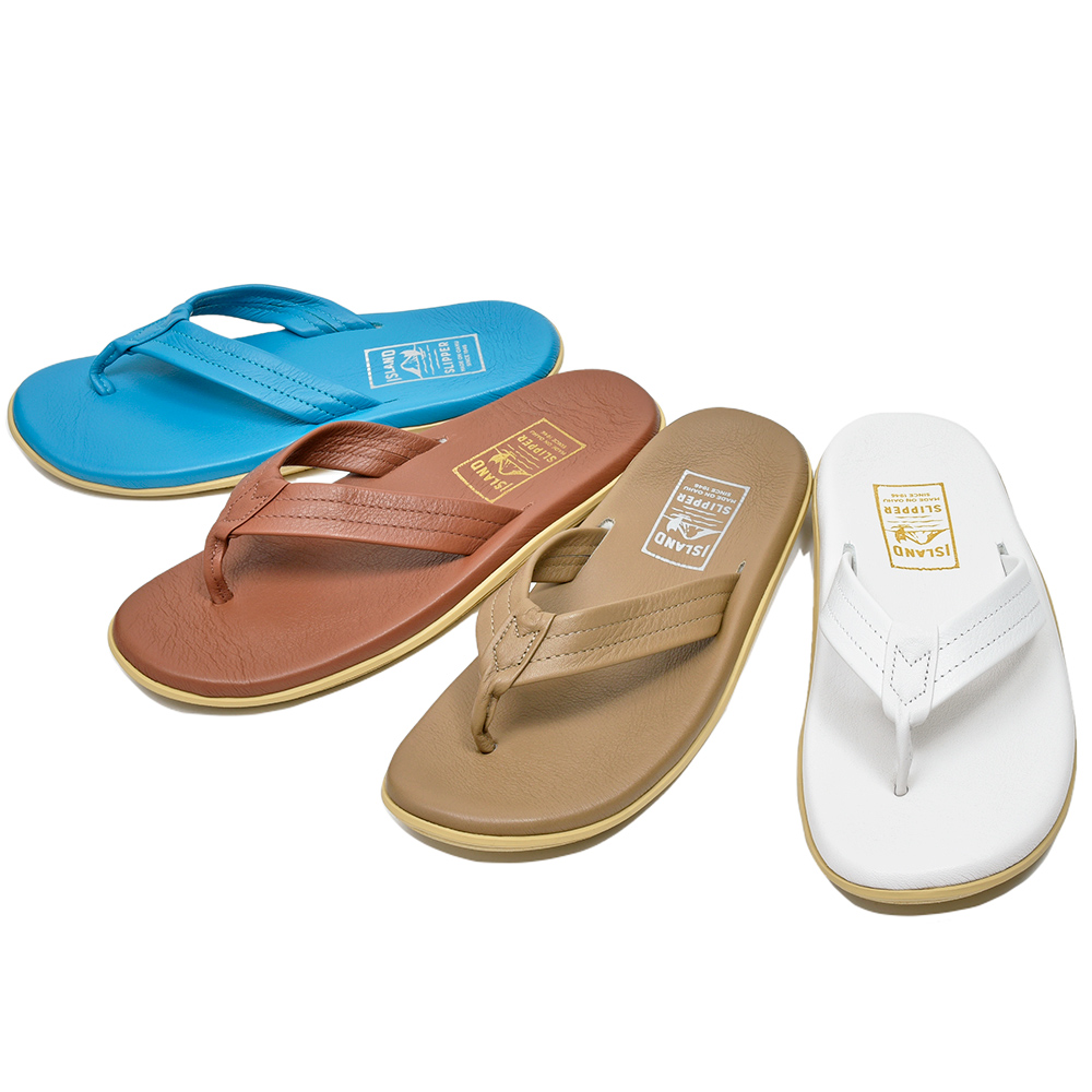 ISLAND SLIPPER(アイランドスリッパ)<br>PT202 スムースレザー トング レザーサンダル 35155003228