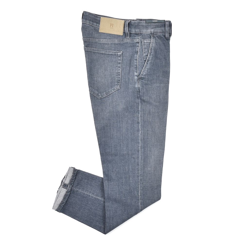 PT TORINO DENIM(ピーティートリノデニム)<br>INDIE コットンストレッチ デニムスラックス/CA5710 33052003081