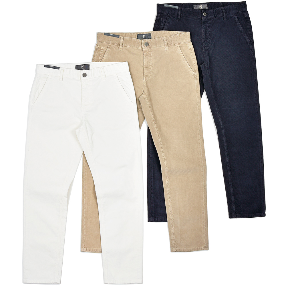 PT TORINO DENIM(ピーティートリノデニム)<br>INDIE コットンストレッチ コーデュロイ デニムスラックス/TT33T0 33052004081