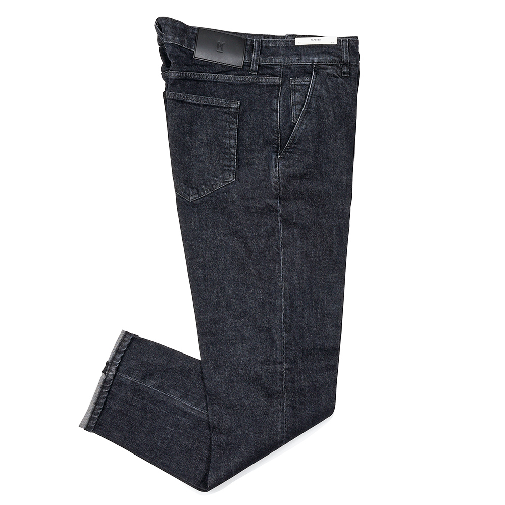 PT TORINO DENIM(ピーティートリノデニム)<br>INDIE コットンストレッチ ブラックデニムスラックス/CA2410 33061013081