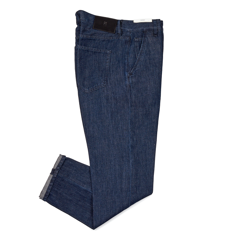 PT TORINO DENIM(ピーティートリノデニム)<br>INDIE コットンリネン デニムスラックス/OA5510 33061018081