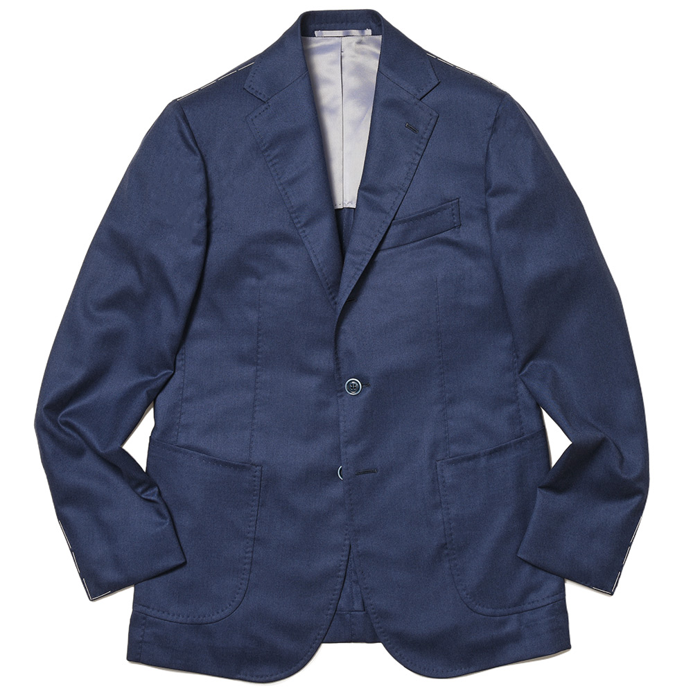 STILE LATINO(スティレ ラティーノ)<br>VINCENZO カシミヤ シルク サキソニー シングル3Bジャケット 37036001025