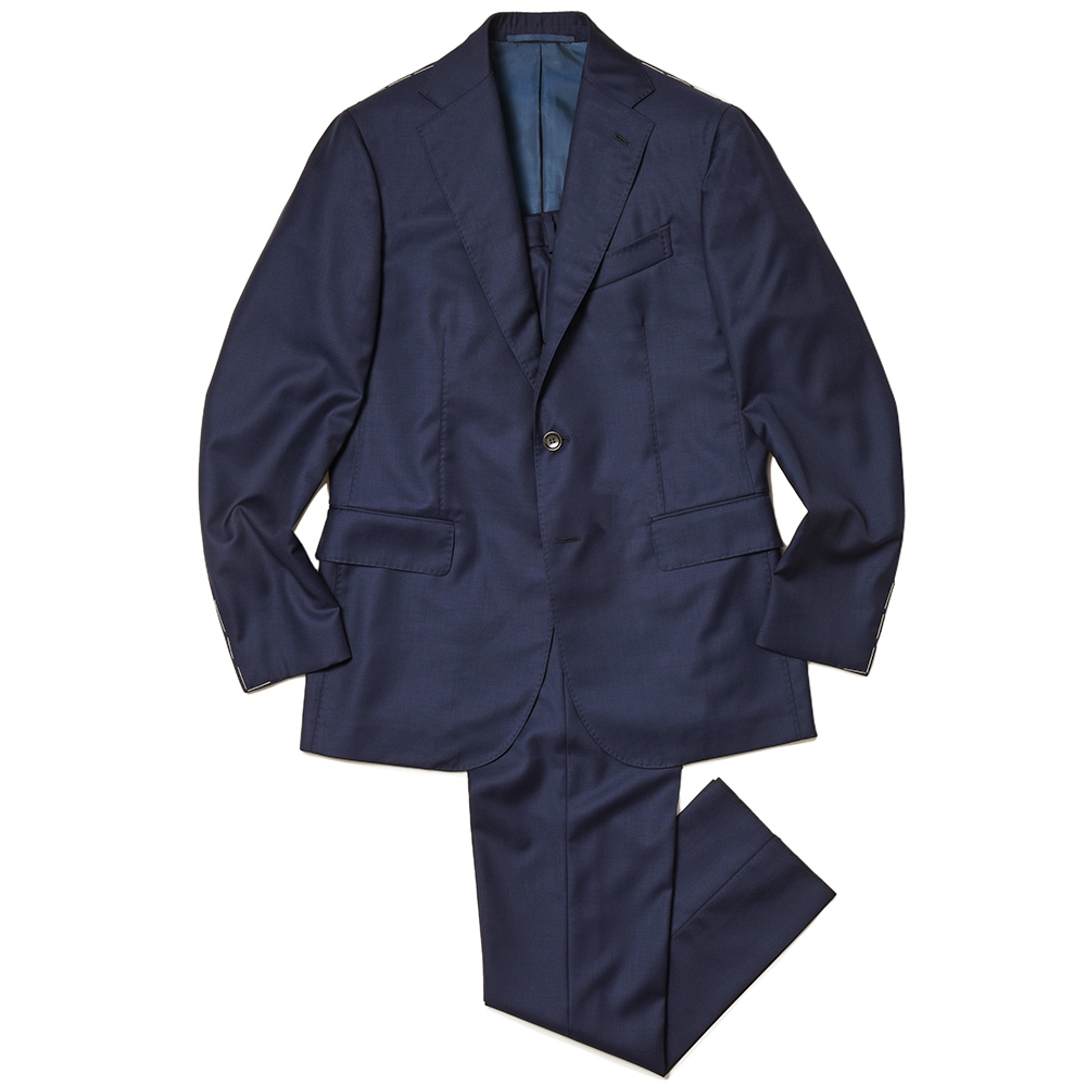 STILE LATINO(スティレ ラティーノ)<br>VINCENZO ヴァージンウール サージ 1プリーツ シングル3Bスーツ 37136001025