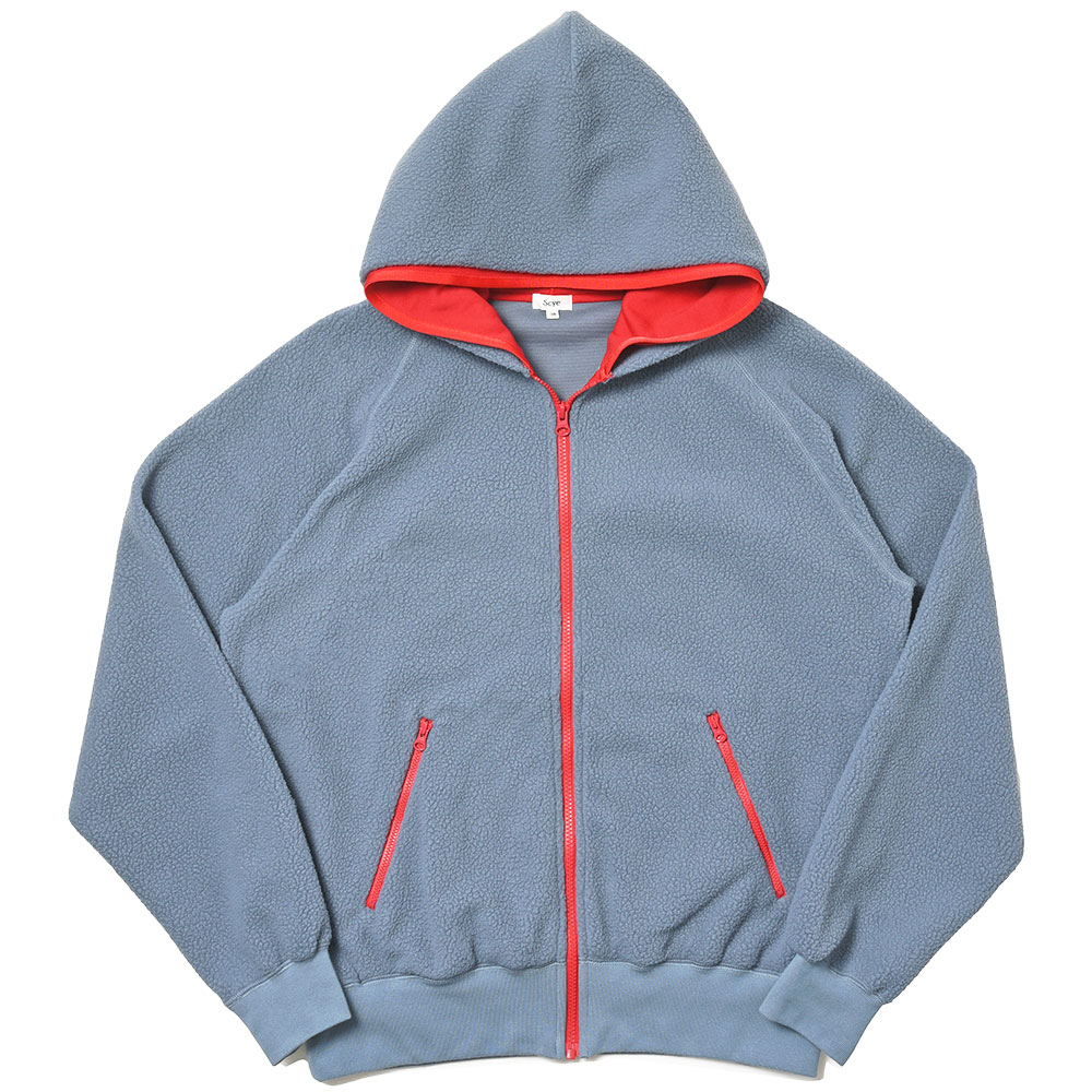 Scye(サイ)<br>ポーラテック サーマルプロ フリース ダブルフーディー ジップアップ パーカー 32032000195