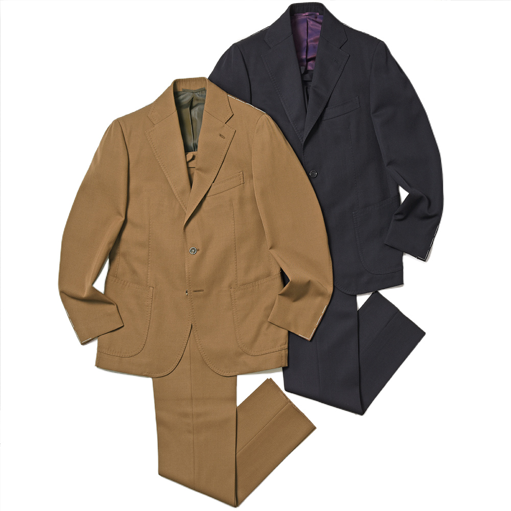 STILE LATINO(スティレ ラティーノ)<br>CLAUDE ウール ギャバジン 1プリーツ サイドアジャスター シングル2Bスーツ 37126006025