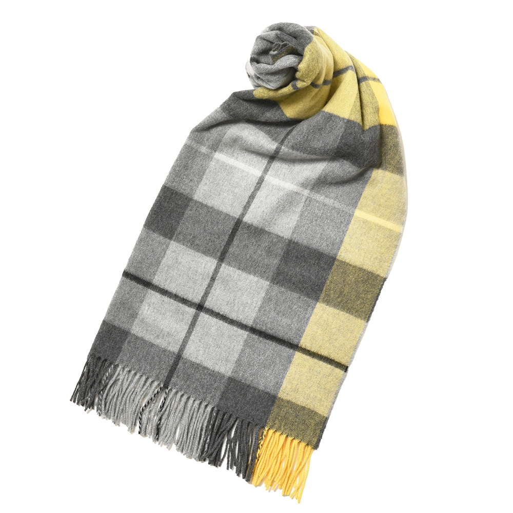 Johnstons of Elgin(ジョンストンズ オブ エルガン)<br>カシミヤ タータンチェック 大判 ストール WA000056 38332006061