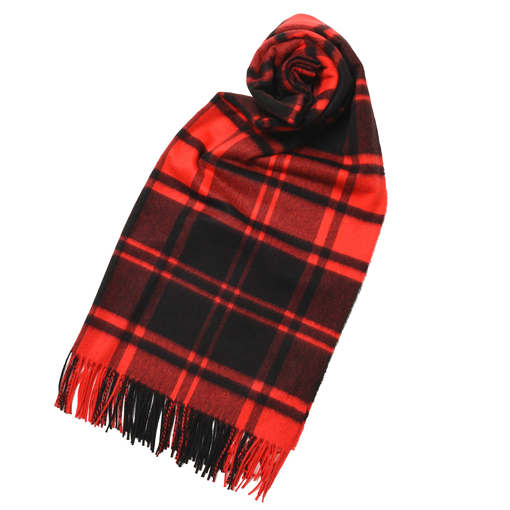 Johnstons of Elgin(ジョンストンズ オブ エルガン)<br>カシミヤ タータンチェック 大判 ストール WA000056 38332007061