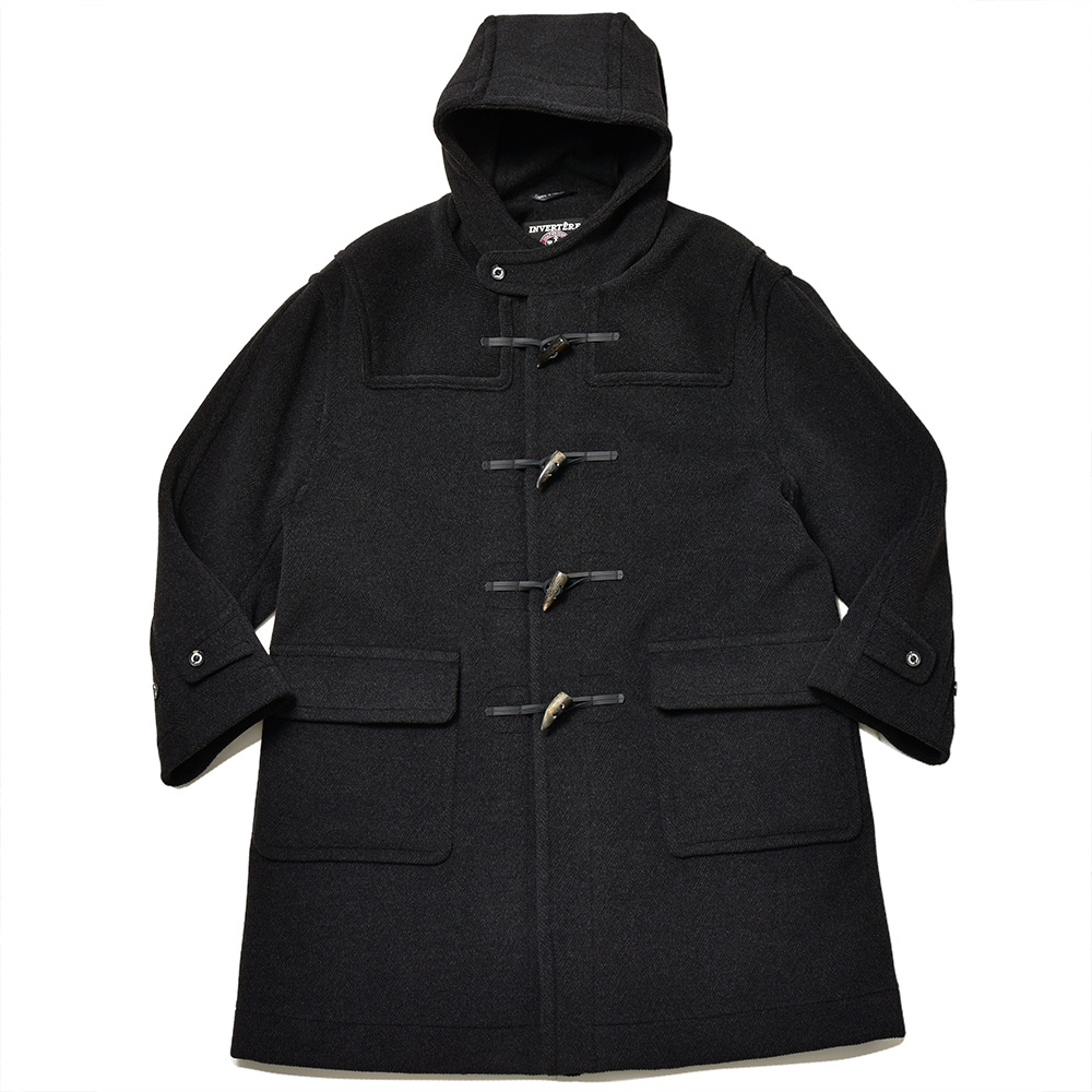 INVERTERE(インバーティア)<br>Joshua Ellis ジョシュアエリス ウール ヘリンボーン ダッフルコート RELAX FIT 34132002176
