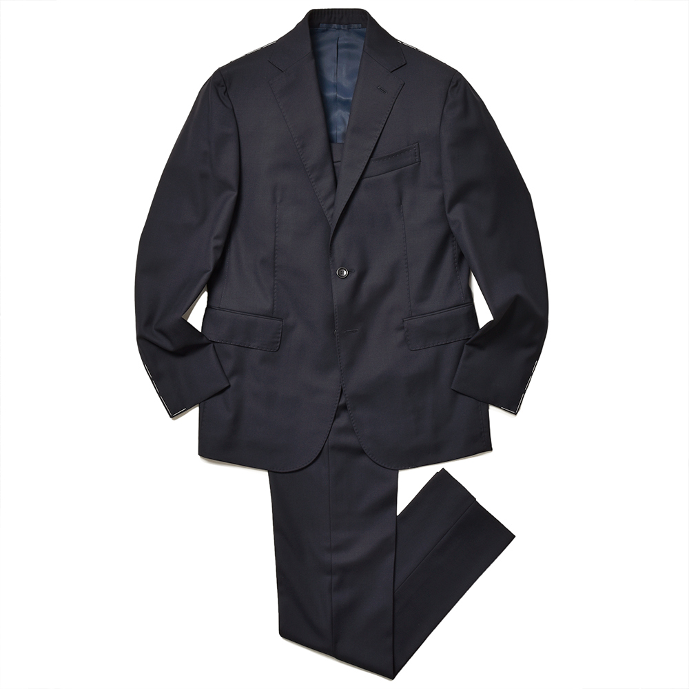 STILE LATINO(スティレ ラティーノ)<br>ヴァージンウール サキソニー 1プリーツ シングル3Bスーツ VINCENZO 37132002025