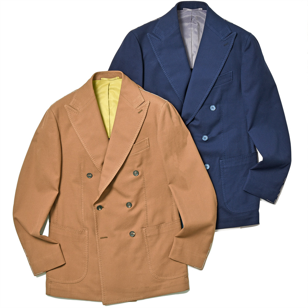 STILE LATINO(スティレ ラティーノ)<br>LEO コットン ホップサック ダブル6Bジャケット 37035004025