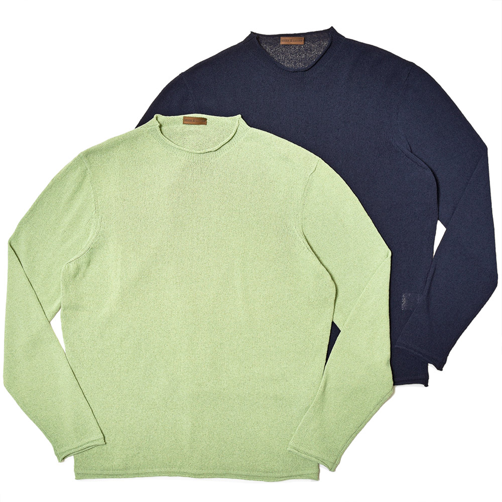 STILE LATINO(スティレ ラティーノ)<br>コットン ナイロン ロールネック ニット 36035003025