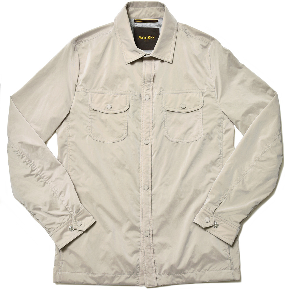 MooRER(ムーレー)<br>ATLAS-OS ナイロン ポリエステル シャツジャケット 34041009052
