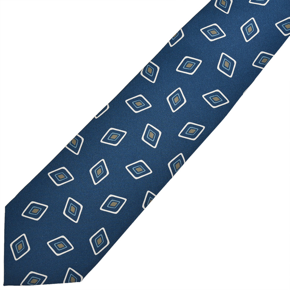 STILE LATINO(スティレ ラティーノ)<br>ウール シルク スクエア小紋 タイ 38236000025