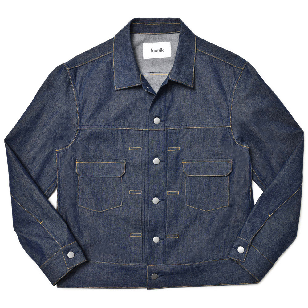 Jeanik(ジーニック)<br>ring別注 コットン ウォッシュド ライトオンス 2ndタイプ Gジャン デニムジャケット 34041000172