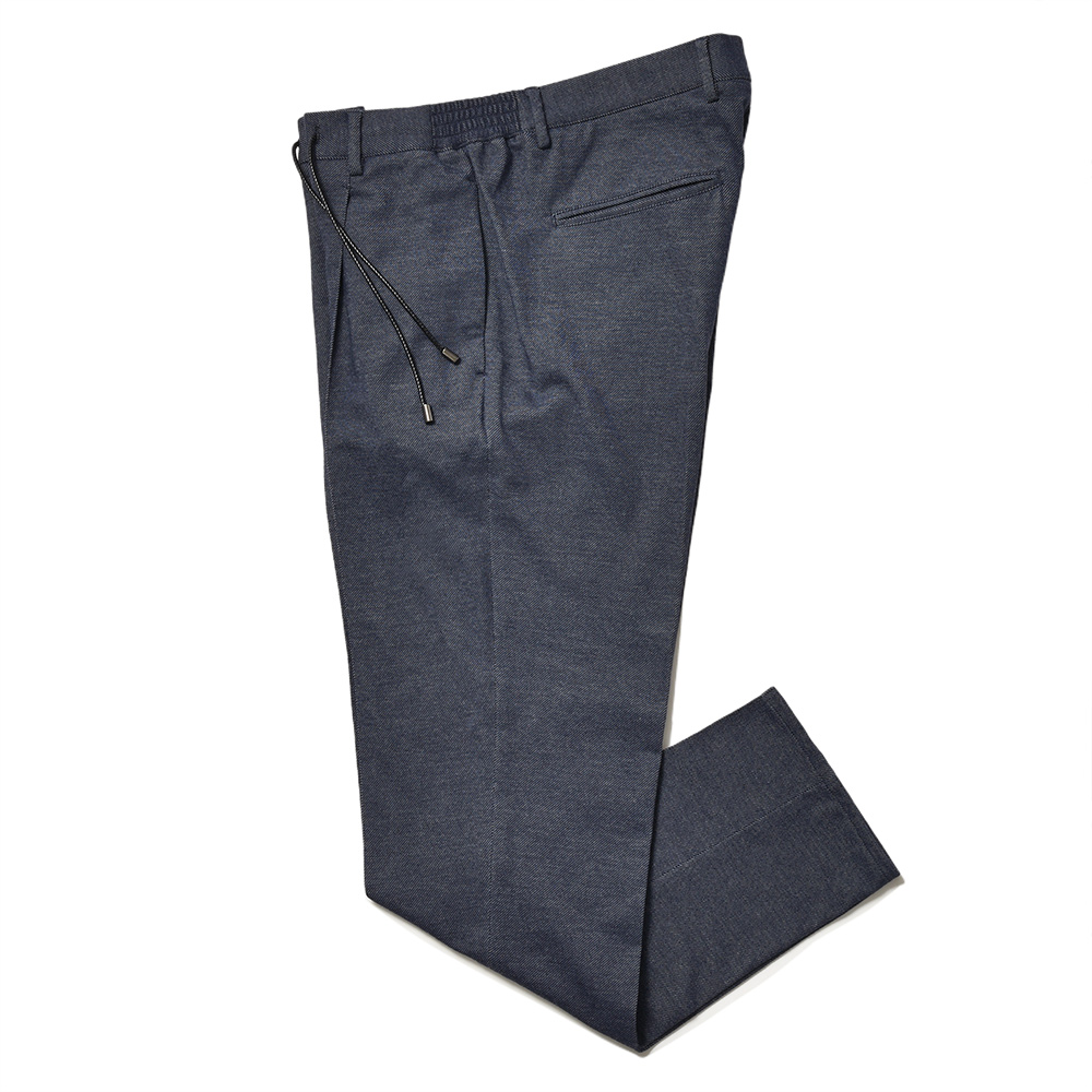 giab's ARCHIVIO(ジャブス アルキヴィオ)<br>ring別注MASACCIO デニムジャージー ストレッチ 1プリーツ パンツ A3566 33041003117