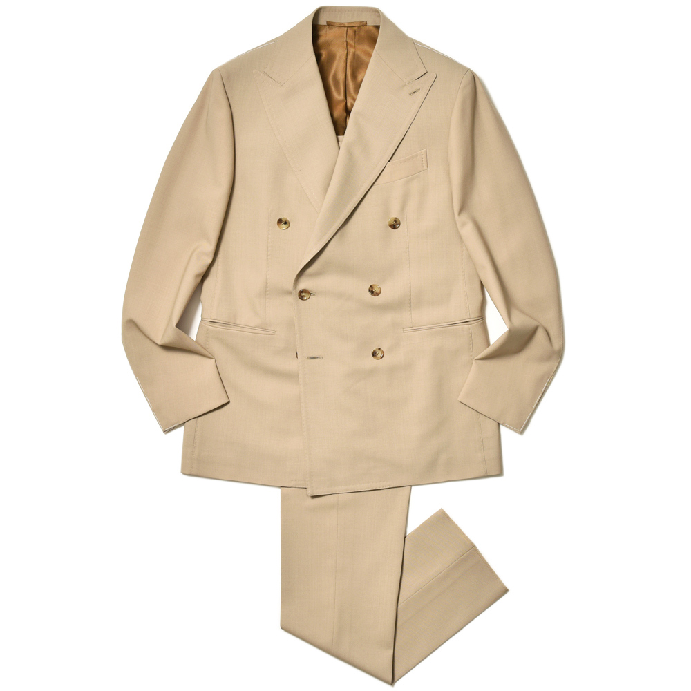 STILE LATINO(スティレ ラティーノ)<br>LEO ウール フレスコ サイドアジャスター 1プリーツ ダブル6Bスーツ 37145000025