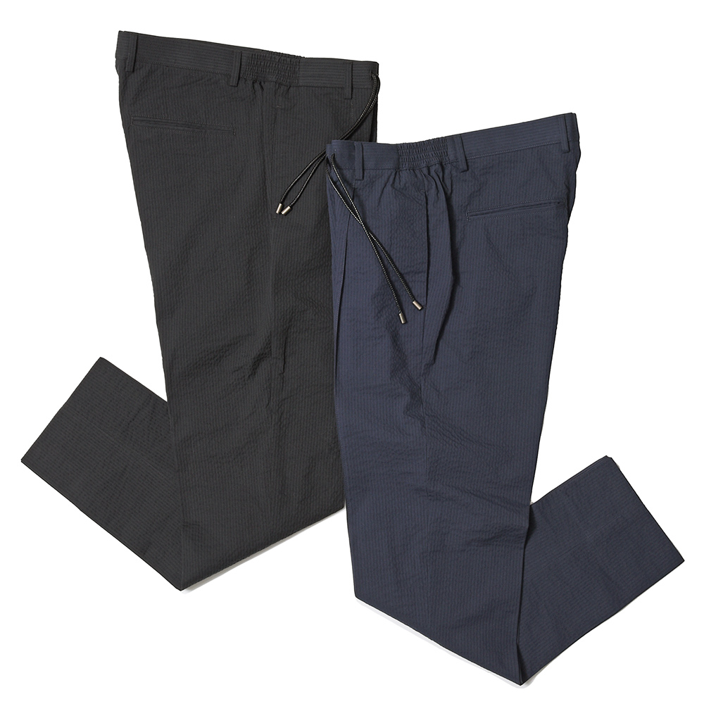 giab's ARCHIVIO(ジャブスアルキヴィオ)<br>ring別注MASACCIO コットン ストレッチ シアサッカー セットアップ対応 1プリーツ パンツ A3585 33041005117