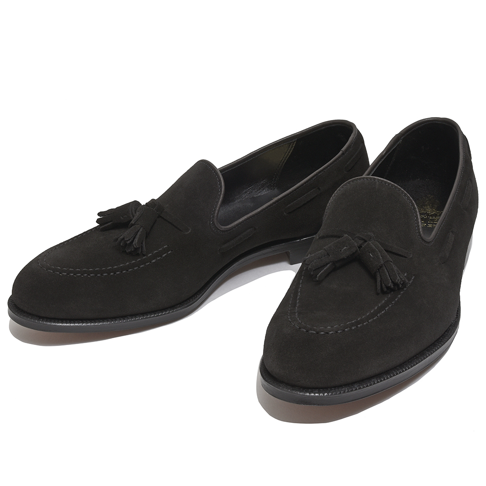 Crockett&Jones(クロケットアンドジョーンズ)<br>CAVENDISH3 キャベンディッシュ3 カーフスエード タッセルローファー 35042007048