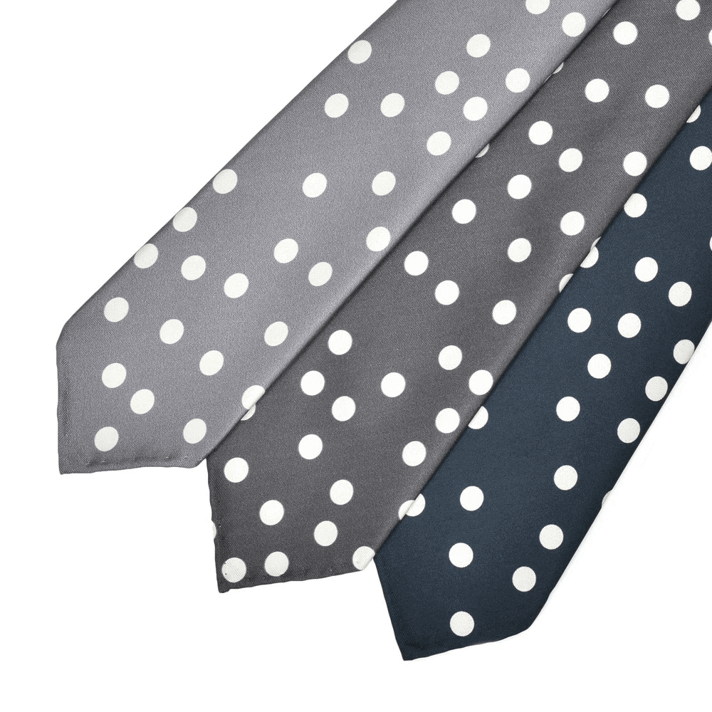 garoh(ガロウ)<br>tie001 シルク ツイル ランダムドット セッテピエゲタイ 38242800186