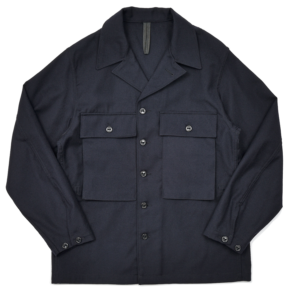 COHERENCE(コヒーレンス)<br>VERNON-D ウール ツイル ROVER WOOL TWILL ミリタリーシャツジャケット 34042003129