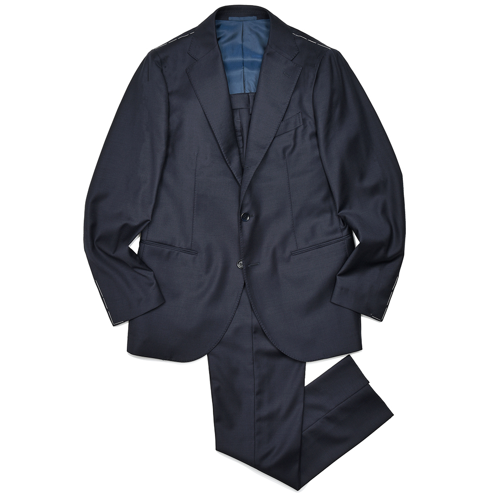 SIPARIO by STILE LATINO(シパーリオバイスティレラティーノ)<br>IVAN ウール サージ 1プリーツ シングル3Bスーツ 37146000025