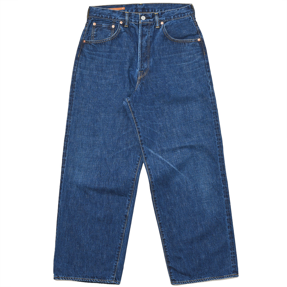 SCYE BASICS(サイベーシックス)<br>セルビッジデニム ユーズドウォッシュ ワイドデニムパンツ 33042002195