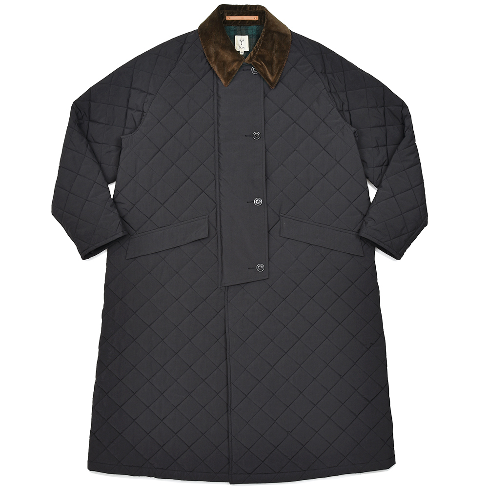 Scye(サイ)<br>ポリエステルナイロン キルティング ストームコート 34142000195