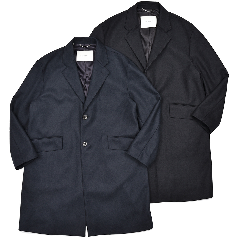 MACKINTOSH(マッキントッシュ)<br>HUMBIE CHESTER GTS SL ハンビー ウール ライトウエイトメルトン オーバーサイズ チェスターコート 34142000005