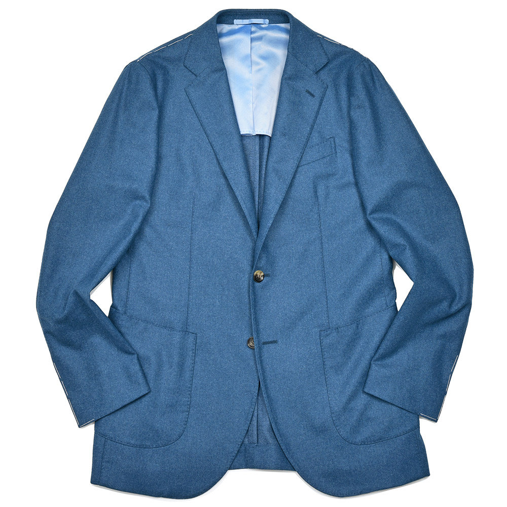 SIPARIO by STILE LATINO(シパーリオ バイ スティレ ラティーノ)<br>FLAVIO ヴァージンウール ライトフランネル シングル2Bジャケット 37046003025