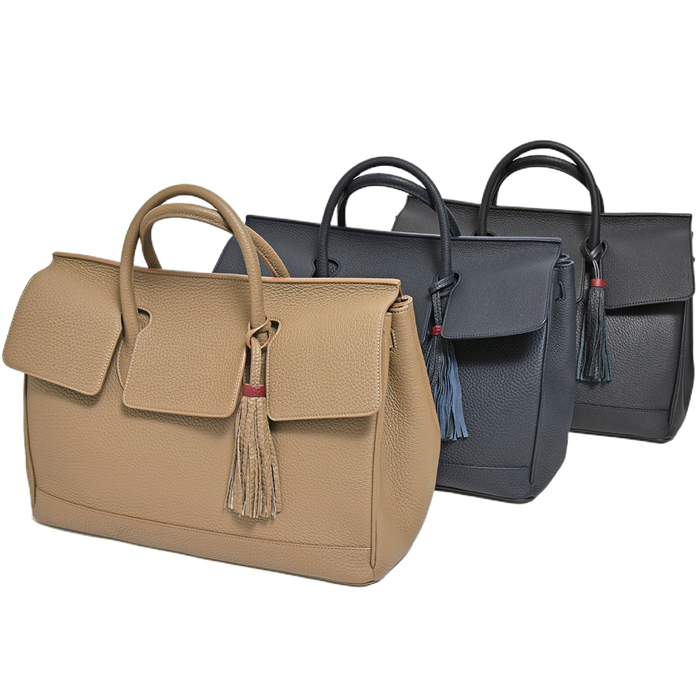 ACATE(アカーテ)<br>OSTRO2-S オストロ2 カーフ シュリンクレザー フラップ ボストンバッグ 38442001211