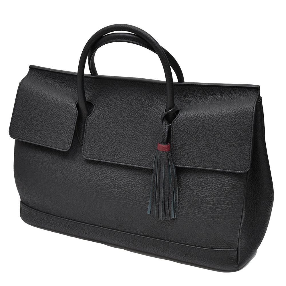 ACATE(アカーテ)<br>OSTRO2-M オストロ2 カーフ シュリンクレザー フラップ ボストンバッグ 38442002211