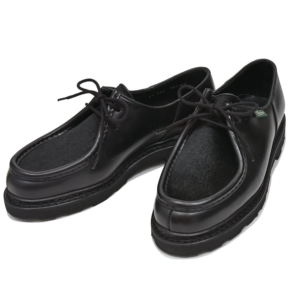 Paraboot(パラブーツ)<br>MICHAEL ミカエル リスレザー ポニーファー チロリアン シューズ 35042003041