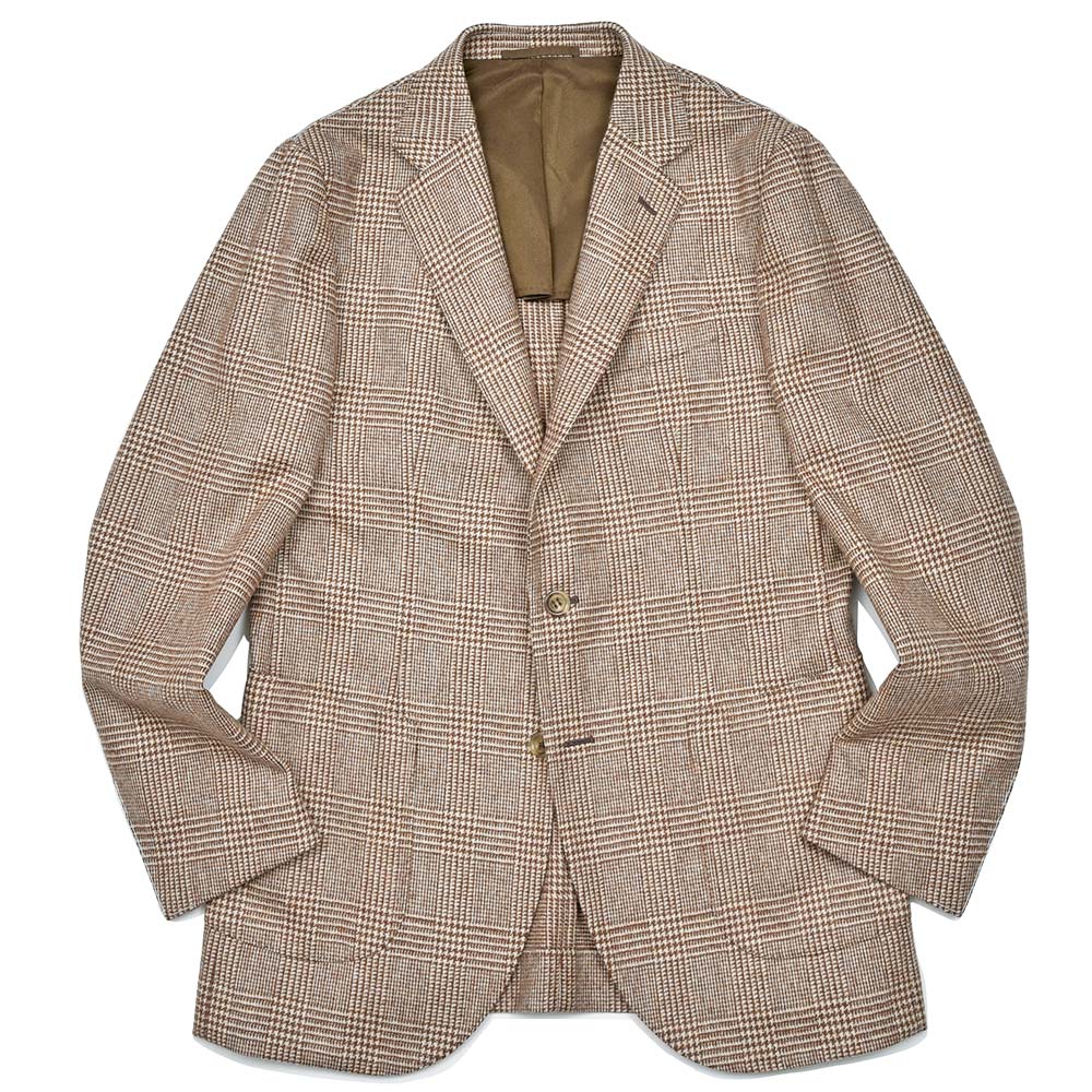 SIPARIO by STILE LATINO(シパーリオ バイ スティレ ラティーノ)<br>FLAVIO ラムズウール FOX BROTHERS グレンチェック シングル2Bジャケット 37046005025