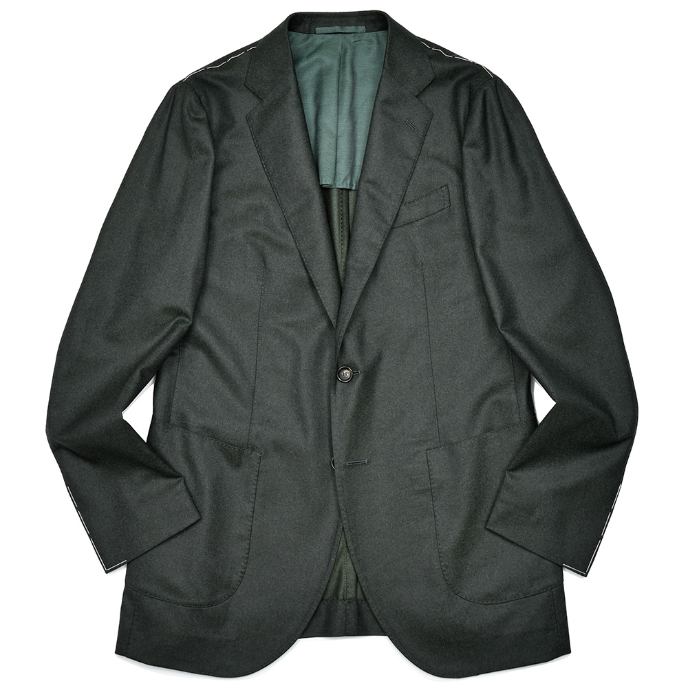 SIPARIO by STILE LATINO(シパーリオ バイ スティレ ラティーノ)<br>FLAVIO ヴァージンウール ライトフランネル シングル2Bジャケット 37046004025