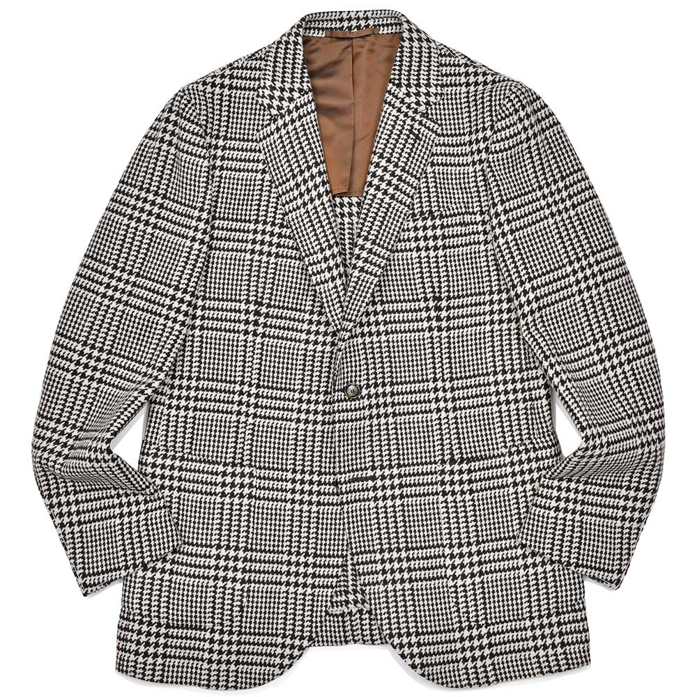 SIPARIO by STILE LATINO(シパーリオバイスティレラティーノ)<br>FLAVIO カシミヤ グレンチェック シングル2Bジャケット 37046006025