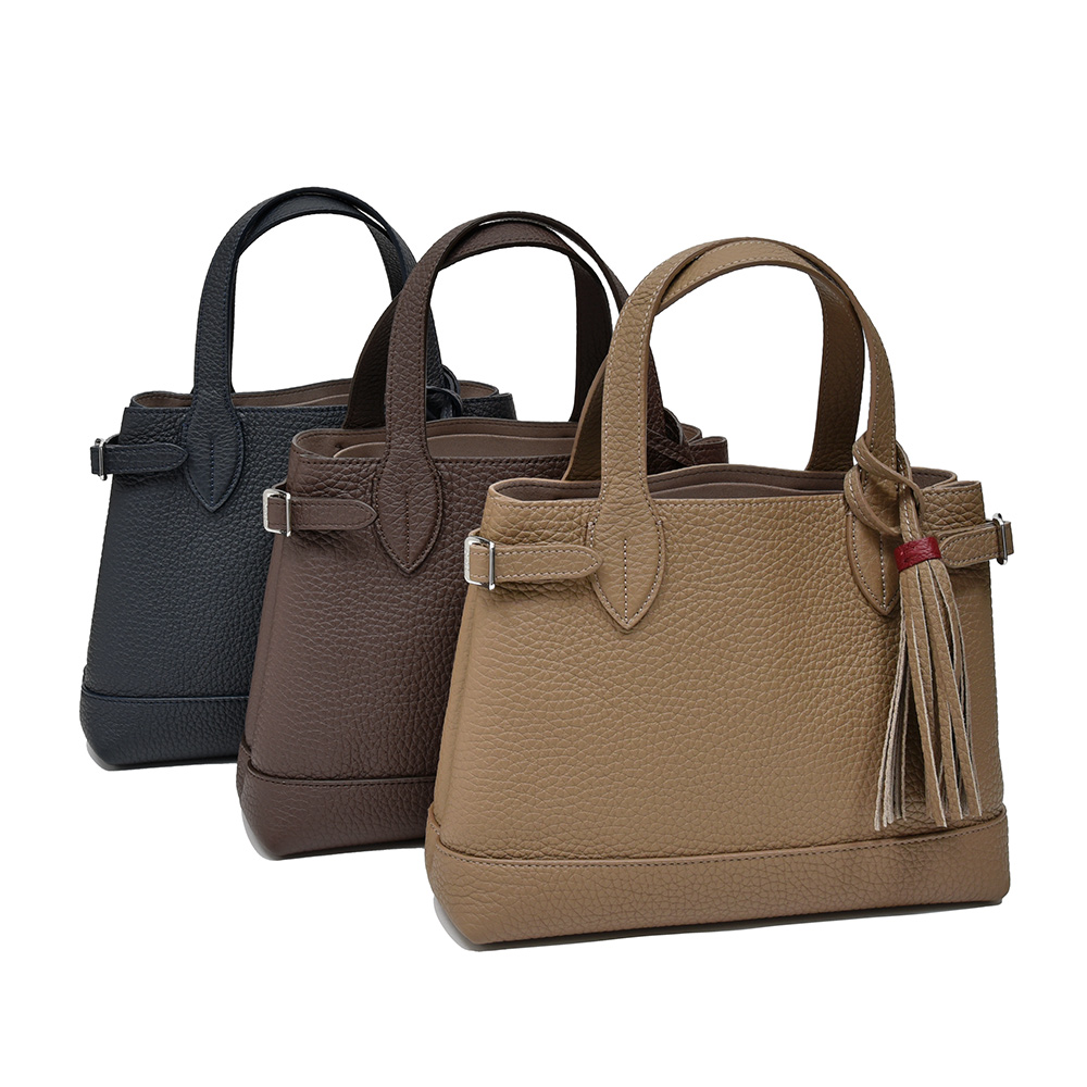 ACATE(アカーテ)<br>LODOS MINI ロドスミニ カーフ シュリンクレザー ミニトート ハンドバッグ 38446008211