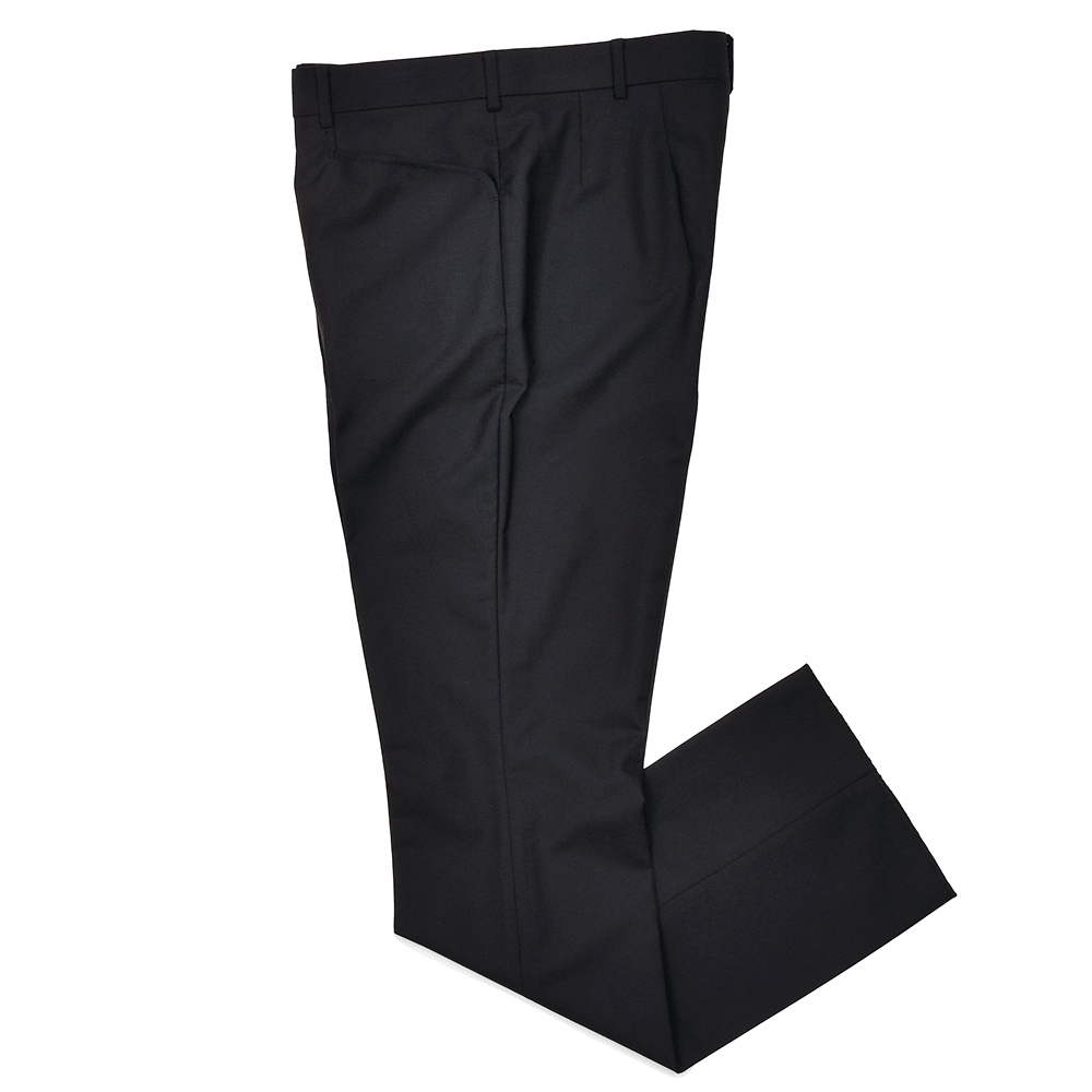 Fumiya Hirano THE TROUSERS(フミヤヒラノ トラウザーズ)<br>ウール トロピカル L字ポケット ノープリーツ フレアパンツ CARNABY 33051000182